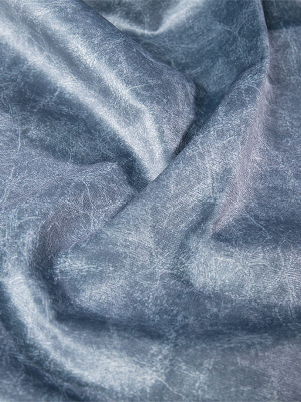 Tela de tapicería de terciopelo impresa en mármol