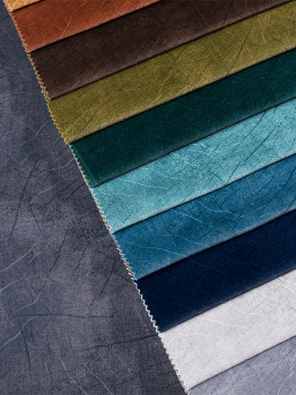 Tela de tapicería de terciopelo multicolor de ancho de 142 cm