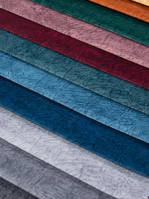 Tela estampada de terciopelo de poliéster para la decoración del hogar